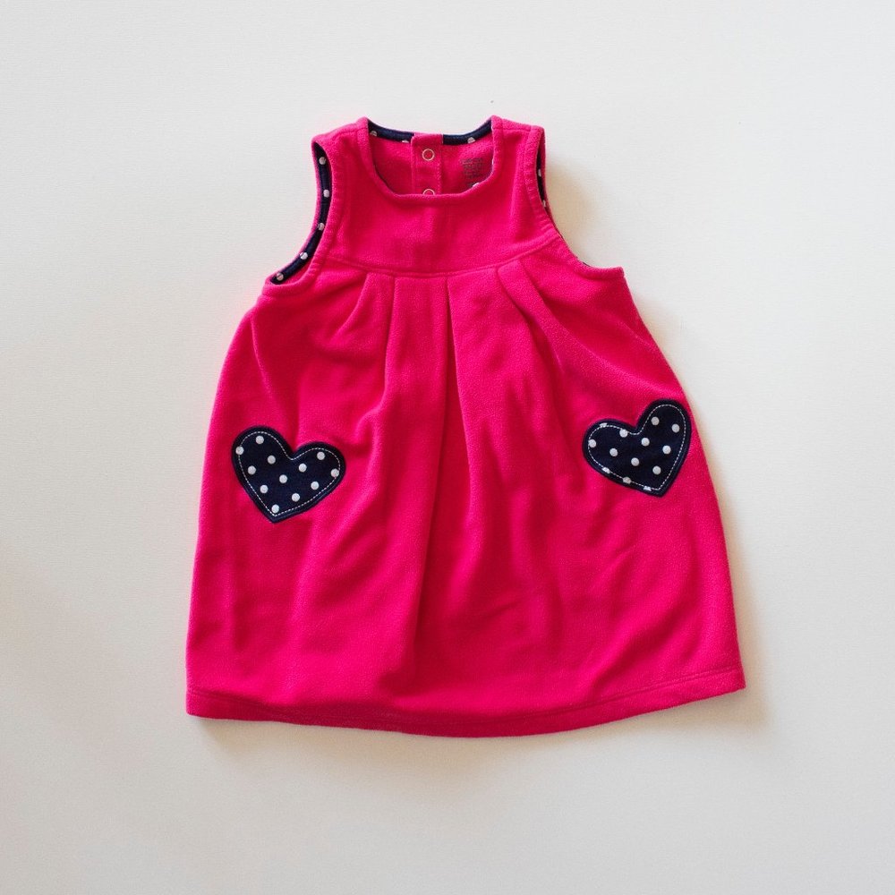 Carter's Baby Girl Sleeveless Dress Jumper Pink